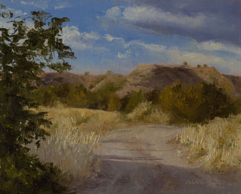 Hidden Road in Santa Fe by artist Celeste Smith
